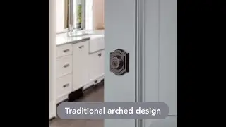 Baldwin Arch, Single Cylinder Front Door Deadbolt Featuring SmartKey Re-key Technology and Microban