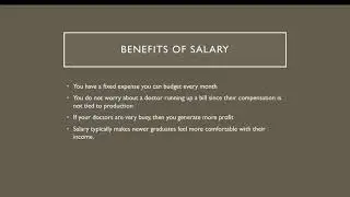 Strategies on Doctor Compensation