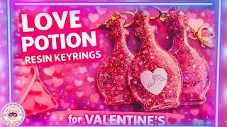 Love Potion Resin Keyrings: Made Easy!