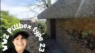 Exploring WW2 Pillbox type 23 Drop Redoubt Scarp  Dover 