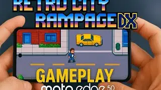 Gameplay Retro City Rampage DX Mobile no celular moto edge 50 neo 