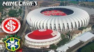 Est&aacute;dio Beira-Rio no Minecraft