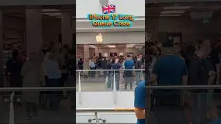 iPhone 17 Long Queue Craze #iphone #iphone17 #iphone17promax #iphonelaunch #iphone17launch #apple