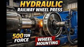 Hydraulic Railway Wheel Press &ndash; 500 T Wheelset Mounting Machine || Complete procedure