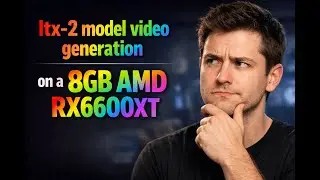 ltx2 model video generation on a 8gb amd rx6600xt  | ltx2 | comfyui | gguf