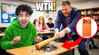 Principal DESTROYED My iPhone 17 Pro Max In Class..