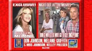 Don Johnson Ex Wife Melanie Griffith & Wife Kelley Pfleger @ INCEPTION