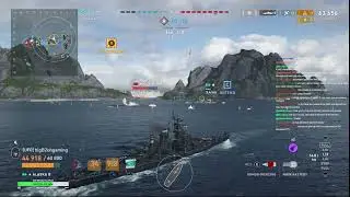 Alaska Chromium Barrel Full Reload - World of Warships Legends Stream Highlight