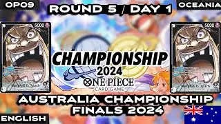 OCEANIA Australia Championship Finals Round 5 Blackbeard Mirror OCE Nats One Piece OPTCG OP09 Meta