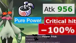 PURE POWER + CHOICE BAND + FLOWER TRICK MEOWSCARADA IS AMAZING!