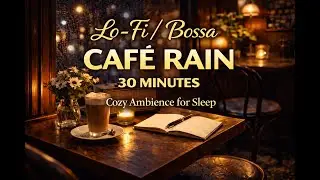 Lo-Fi / Bossa Caf&eacute; Rain (30 Minutes)｜Cozy Ambience for Sleep