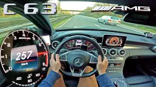BASE C63 AMG is ALL YOU NEED to BLAST DOWN the AUTOBAHN just for FUN!