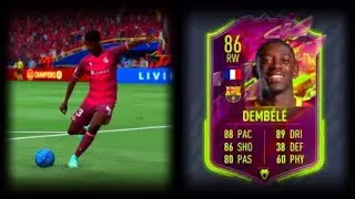 FIFA 22 OUSMANE DEMBELE 86 PLAYER REVIEW