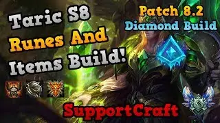 Taric Build Season 8 Runes Patch 8.2 - Glacial Beatdown Redone! | SupportCraft