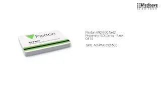 Paxton 692 500 Net2 Proximity ISO Cards Pack Of 10 AC PAX 692 500