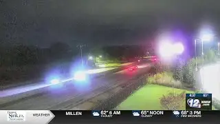 I-20 lane overnight lane closure Augusta Canal Bridge
