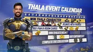 THALA EVENT CALENDAR FREE FIRE l FREE FIRE NEW EVENT l FREE FIRE INDIA l GARENA FREE FIRE