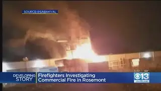 Firefighters Investigating Commercial Fire In Rosemont