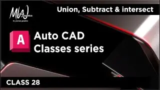 Union, Subtract, and Intersect in 3D Modeling in AutoCAD Operations Tutorial | AutoCAD Tutorial