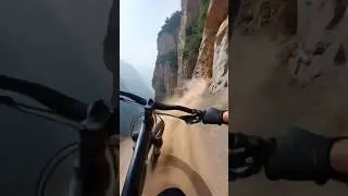 POV: Insane Cliffside Bike Ride! 😱🚴&zwj;♂️
