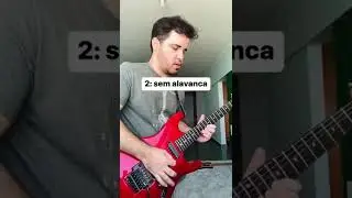 Solo com alavanca e sem alavanca usando a Ibanez 540S 1989