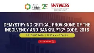 Demystifying Critical Provisions of the Insolvency And Bankruptcy Code, 2016