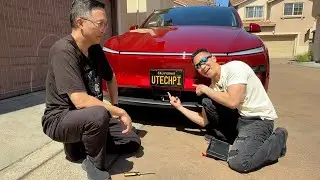 MUST HAVE for 2026 Tesla Model Y Refresh!  QuickBandit License Plate Frame (license plate holder)