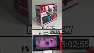 5 Year Old vs. Brand New Nintendo Switch Battery Life