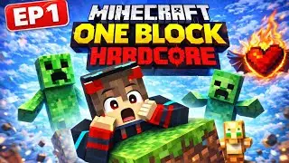 Minecraft One Block Survival Ep- #1&ndash; This Got CRAZY' 