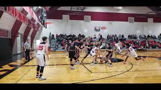 Seydel turnaround jumper - Ocosta at Raymond - Boys Basketball - Dec. 8, 2021