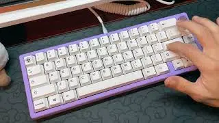 Zoom65 | Gateron Yellow Milky Top Black Bottom KS3X47 (Lubed) | Sound Test