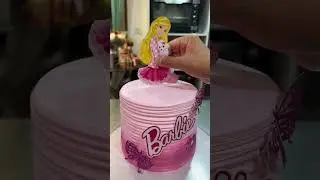 Barbie Themed Birthday Cake