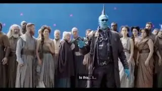 Youndu on the set of Thor Ragnarok