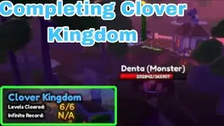 Completing The New Black Clover Story Mode in Anime Adventures- Roblox