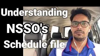 How to understand the Schedule file of NSSO Dataset