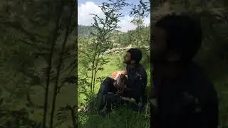 Rubab Tunes Some where in Malam Jabba Swat. Rabab Player Waqas Khan