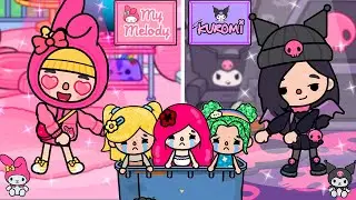 Chúng Tôi Được Nhận Nuôi Bởi My Melody and Kuromi  | Toca Life Story | Toca Boca