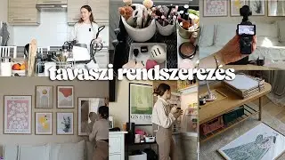Tavaszi rendszerezés, poszterek, konyhai gőztisztítás és Osmo pocket unboxing🌼