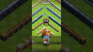 All Leval walls Vs Wall Wrecker Clash of Clans #coc #shorts #viral