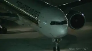 Singapore Airlines Boeing 777-300ER (9V-SWP) taxiing after landing at HND/RJTT (Haneda) RWY 34L