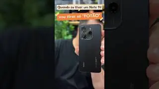A C&Acirc;MERA DO REDMI NOTE 14 &Eacute; TUDO ISSO MESMO? VALE A PENA? 🤨  #RedmiNote14 #UnboxingRedmiNote14