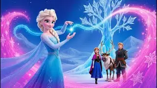 Frozen: The Giant Tree Made of Ice 🌳 Enchanted Kids Story #fizzyfuns