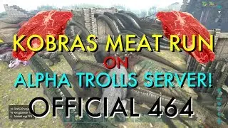 Ark Survival Evolved | OFFICIAL SERVER | MEAT RUN | Raiding Official Server
