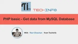 PHP basic - Fetch data from MySQL database