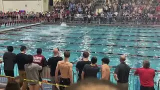 Shane Eckler PIAA District 1 - 50 free champion 20.44
