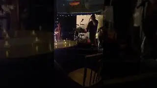 Amanda of Tommy Roberts and The Bad Hatters playing the Celtic Harp