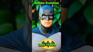 Then vs Now | Batman Evolution #batman #superhero #dccomics #hollywood