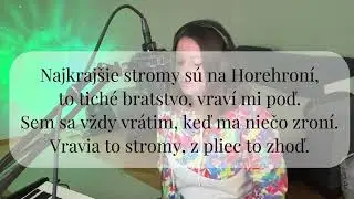 Kristína - Horehronie (podklad pro dvojhlas) 