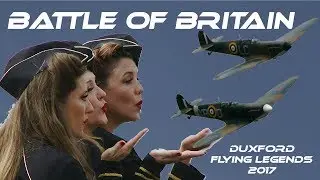 4Kᵁᴴᴰ 4K UHD Battle of Britain Theme Duxford AIRSHOW Flying Legends 2017  HD HQ