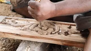 Sofa flower design Carving // Wood works Mohan | Wood carving
